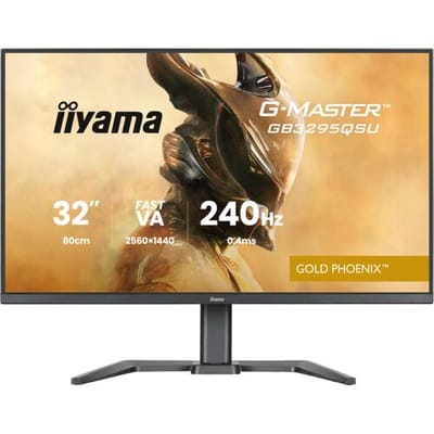 iiyama G-Master GB3295QSU-B1 Gold Phoenix - 32 inch - QHD - VA - 240 Hz - Verstelbaar - HDMI 2.1 - HDR 400