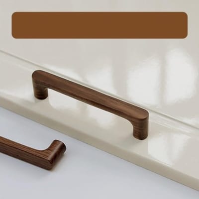 WiseGoods Premium Kastgreep 128MM Boorgatafstand - Houten Handgreep Voor Keukenkast / Lades & Meubels - Moderne Look - DIY