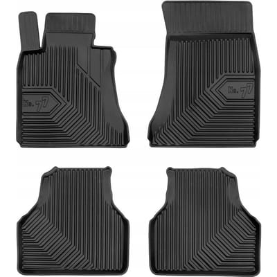 FROGUM No.77 Automatten - Geschikt voor BMW 7 Serie E65 E66 (2001-2008) - 4-delig - TPE Rubber - Zwart