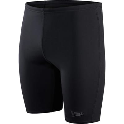 Speedo Endurance+ V-Cut Jammer Heren - Strakke Zwembroek Heren - Chloorbestendige Zwembroek Mannen - Sportzwembroek Heren met Trekkoord - Zwart - S