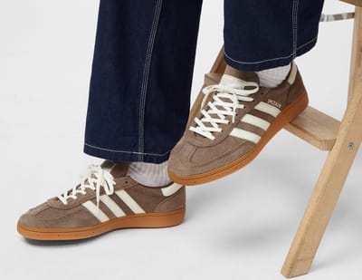 Adidas Handball Spezial Sneakers Dames - Bruin - Maat 45 1/3 - Suède