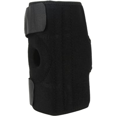 Genouillères pour femmes et hommes, genouillères professionnelles, souples et soulageant la pression, pour le sport, le basket-ball black