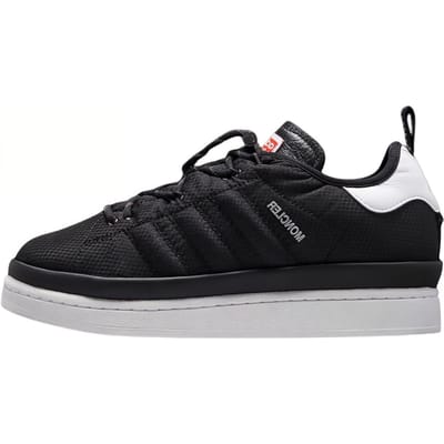 Adidas Originals X Moncler Ronde Neus Vetersluiting Lage Sneakers Unisex Sneakers Zwart I209S4M00050M3019999 39⅓ black