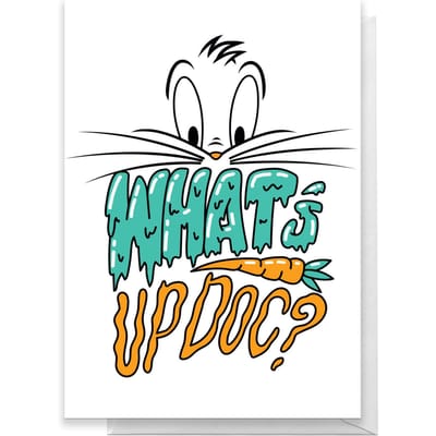 Looney Tunes What's Up Doc? Greetings Card - Standard Card