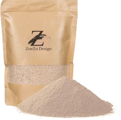 ZoeZo Kaarsenzand 400 g - Geurloos - 50 Branduren - Herbruikbaar - Met 4 Lonten - DIY Kaarsen Maken - Candle Sand - Kaarsenwas - Kaarspoeder - Zandkleurig