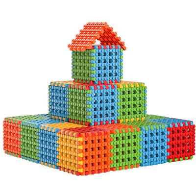 Nouveaux Grands Blocs de Construction Carrés Blocs de Construction d'Angle Jouet de Maternelle Construction Grands Blocs de Construction Ensemble de Jouets Éducatifs en Plastique 30*30cm