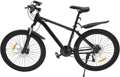 Mountainbike - Trekfiets Allround - Outdoor Fietsen - 21 Versnellingen - 26 Inch Wiel - Zwart