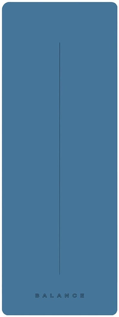 BALANCE Yogamat Donkerblauw Met Natuurrubber En Eco PU Antislip