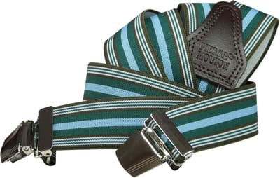 Pierre Mouton - Bretel - Summer Donkergroen - 120cm - 3clips - 35mm