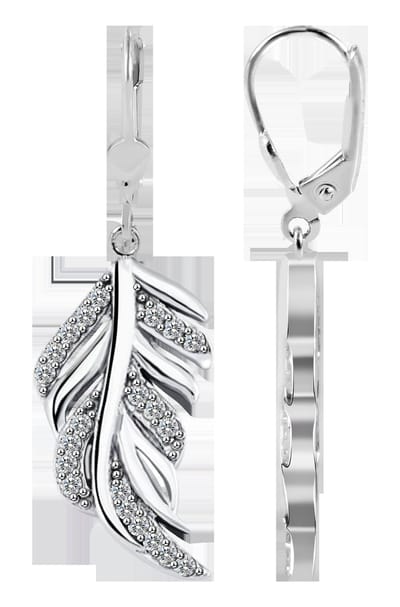 AKZENT Akzent Dames oorbellen "Binay" van 925 Sterlingzilver, gerhodineerd, duurzaam