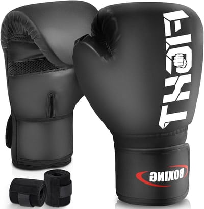 Verstelbare MMA Sparring Handschoenen voor Muay Thai en Kickboksen, 12 oz, Geschikt voor Training en Wedstrijden