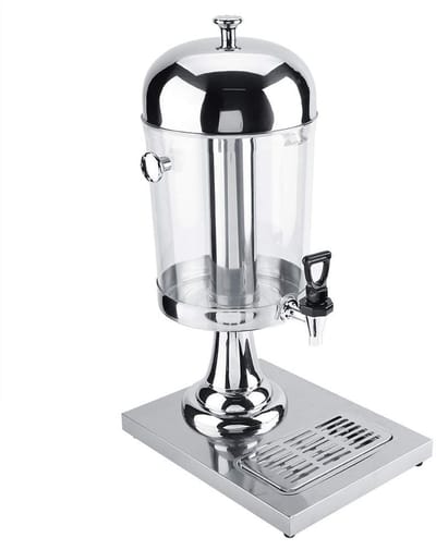 Dailygoods- Drankdispenser 8L Roestvrij Staal - Drankdispenser met Kraan - Gescheiden Ontwerp - Geschikt voor Buffet/Restaurant - Veilig en Duurzaam - Ideaal voor Koffie/Thee - Sapdispenser