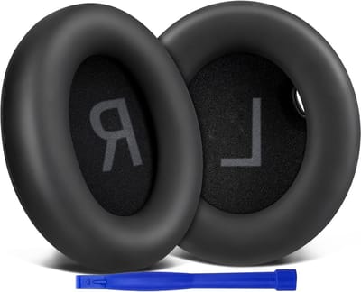 Vervangende Oorkussens voor Anker Soundcore Space One Hoofdtelefoon, Zacht Leer, Geluiddempende Schuim, Comfortabele Earpads voor Lange Luistersessies