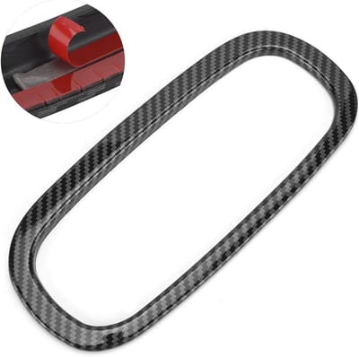 Paneel met koolstofvezelstijl afwerking voor airconditioningknoppen - Vervangend deksel voor Smart Fortwo/Forfour 453 (2015-2021)