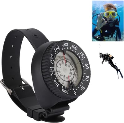Wrist Compass voor Duiken, Camping en Hiking - Waterdicht, Nachtzicht en 50 Meter Diepte