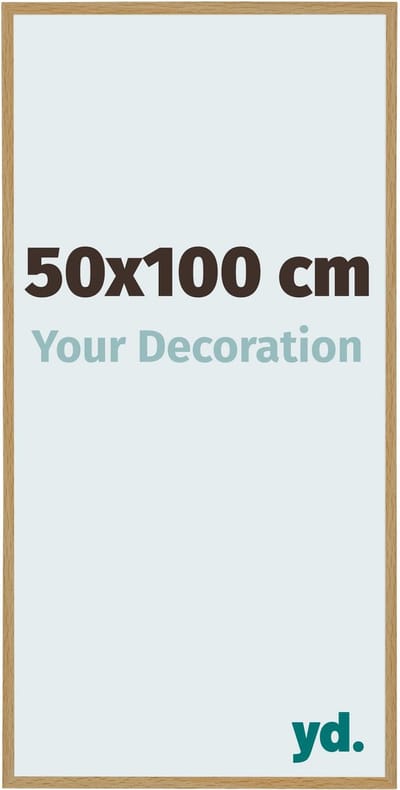 Your Decoration - Fotolijst 50x100 cm - Kunststof - Beuken Licht - Evry