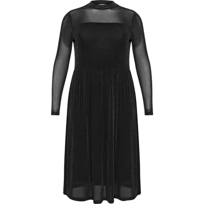 Dames lange mouwen tricot jurk KAFFE Curve Olgie