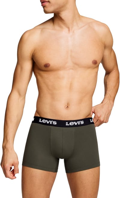 Pack of 6 men's Levis REPEAT LOGO BOXER boxer shorts underwear pants