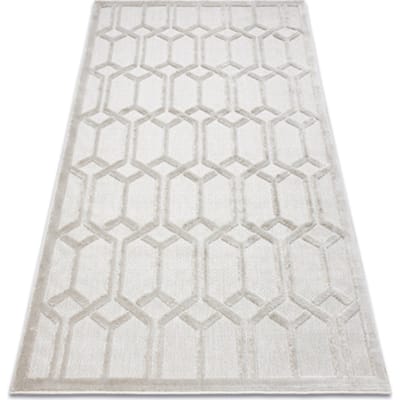 Kleden Rugsx Tapijt SANTO SISAL 58385 Ruta, geometrisch beige 120x170 cm