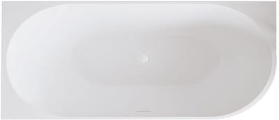 Wiesbaden Rivi Hoekbad Links 170 x 80 cm - Acryl Mat Wit