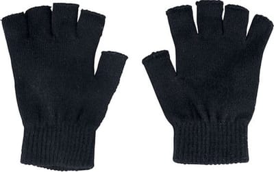 Vingerloze Handschoenen - Fingerless Gaming Gloves - Zonder vingertoppen - Zwart - One Size