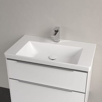 Villeroy & Boch Subway 3.0 cabinet washbasin 80 cm, with 1 tap hole, without overflow 4A708101