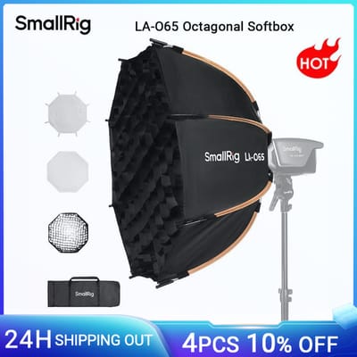 Smallrig LA-O65 Achthoekige Softbox Softbox Quick Release Softbox, W Draagtas Voor Bowens Mount Cob Lights, Voor Aputure Voor Godox -4874