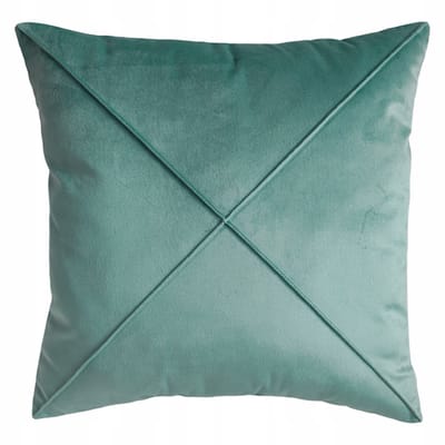 Decoratieve Kussenhoes Boho Velours Blauwgroen 40x40 cm