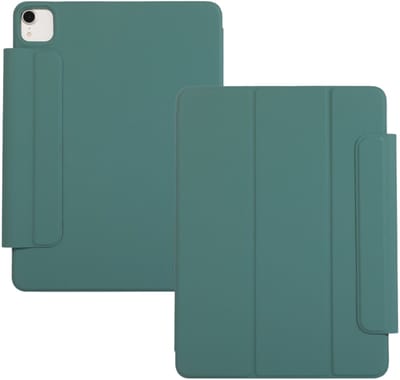 Lunso Geschikt voor iPad Air 13 inch (2024/2025) - Tri-Fold Bookcase hoes - Groen