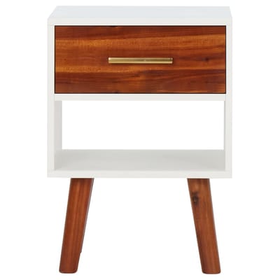 vidaXL - Nachtkastjes - 2 - st - 40x30x57 - cm - massief - acaciahout
