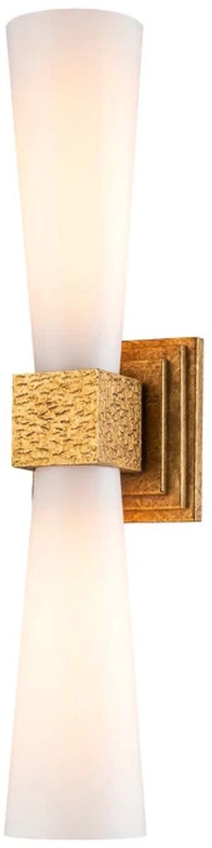 Elstead Lighting LED Wandlamp Kristy | 2X E27 Max 4W | Distressed Gold