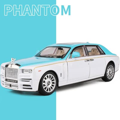 1/22 Rolls Royce Phantom Legering Luxe Auto Model Diecasts & Speelgoed Voertuigen Metalen Auto Model Simulatie Geluid En Licht Kinder Cadeaus