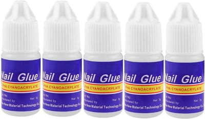 Goodbitz® - Nagellijm - 5 stuks - Lijm nagels - Lijm kunstnagels - Lijm tips - Nagellijm voor nepnagels - Nagellijm voor tips - Nagellijm voor kunstnagel - Nagellijm steentjes - Tiplijm - Nail glue - Glue tips - Nageltips - Tip lijm kunstnagels