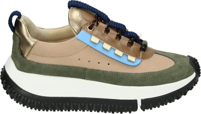 4ccccees - 4CS870004 KAPOK PINTO - Lage sneakersDames sneakers - Kleur: Groen - Maat: 37