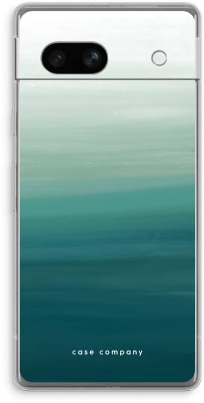 Case Company® - Hoesje geschikt voor Google Pixel 7A hoesje - Ocean - Soft Cover Telefoonhoesje - Bescherming aan alle Kanten en Schermrand