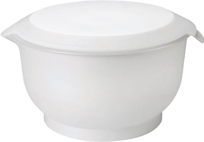 Kneedkom, 8 liter, wit