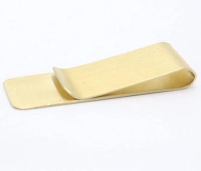 Scoby - Minimalistische Geldclip - Metalen Klem - Roestvrijstalen Clip - Money Clip - Goudkleurig