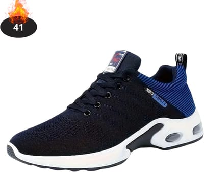 Bovista Schoenen Heren - Sneakers - Comfortabel - Sportief - Casual - Volwassen - Zwart/Blauw - Maat 41