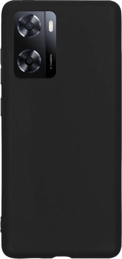 Hoes - Geschikt voor OPPO A57 - Sterk & Shockproof - Hoesje Cover - Siliconen Case - Zwart