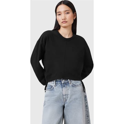 AllSaints Mira Haven Sweat Black Taglia: XS | Maglioni a maglia Outlet | Donna | Nero