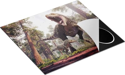 Chefcare Inductie Beschermer Tyrannosaurus Rex Dinosaurus - T-Rex - 60x50 cm - Afdekplaat Inductie - Kookplaat Beschermer - Inductie Mat