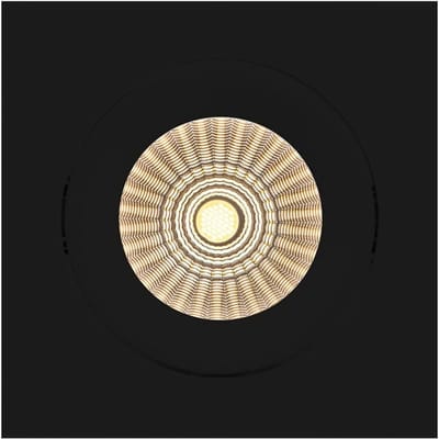 The Light Group SLC DL04 Square X1 inbouwlamp IP54 2700K zwart
