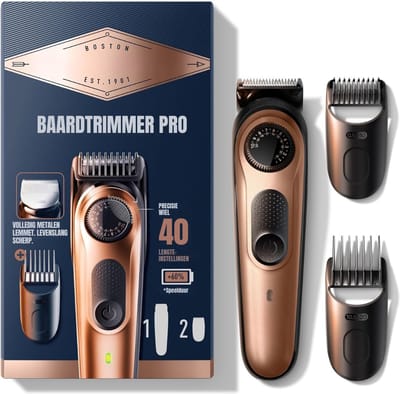 AHD® Trimmer Baard - Trimmer - Koper - 23cm x 12cm x 7cm; 270 g