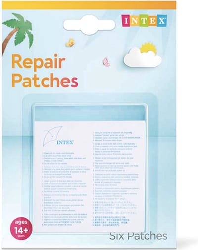Zwembad Reparatie Set - 6 Stuks - Gaten Dicht Maken Zwembad - Babybad Repareren - Zwembad Plakkers -Merk: Intex - Hoge Kwaliteit - Thuis Zwembad - Mini Zwembad Kapot - Zwembad Repareren / Lijmen - Lek - Lekkages - Waterbestendig - Jacuzzi - Luchtbed-