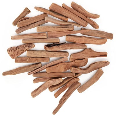 Dailygoods- Drijfhout Stukken 450 g - Onbewerkt Houten Takken - DIY Kunst/Hobby - Rustieke Decoratie - Milieuvriendelijk - Gladgeschuurd - Decoratiehout