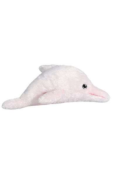 WWF - Knuffel - Dolfijn - 28 cm - Speelgoed - Knuffeldier - Roze Tuimelaar