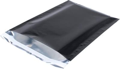 25 x zwarte Plastic Envelop 16,5x24,5cm / Webshopzakken / Verzendzakken / Verzendenveloppen / Koerierszakken / Poly Mailer