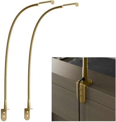 Nolt Leeslamp voor in Bed - Nachtlampje Dimbaar - 2 Bedlampjes - Bedlamp Slaapkamer - Leeslampjes Hoofdbord - Leeslampje Volwassenen