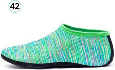 Bovista Waterschoenen Voor Kinderen & Volwassenen - Aqua Shoes - Aquaschoenen - Afzwemschoenen - Zwemles Schoenen - Groen - Maat 42