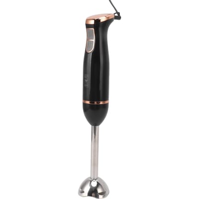 Immersion Handblender 400W Krachtige Multifunctionele Eenvoudige Bediening Handgreep Staafmixer met Roestvrij L(for 6.5-9kg) black